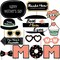 Big Dot of Happiness Best Mom Ever - Mother's Day Photo Booth Props Kit - 20 Count